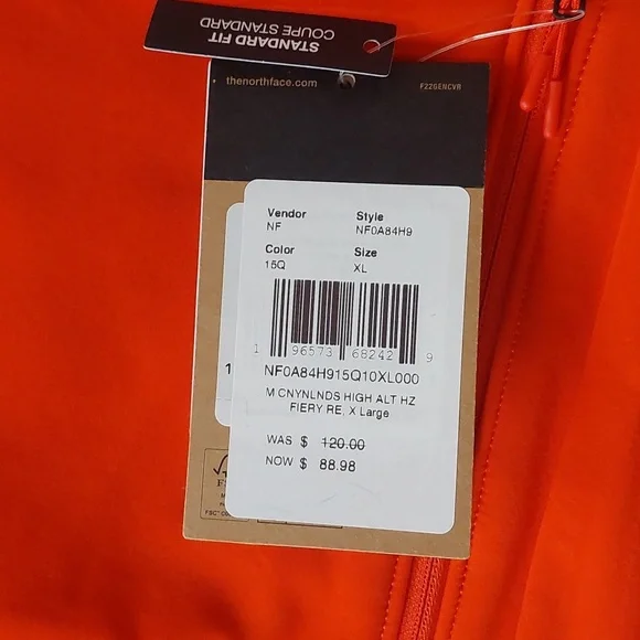 The North Face Red half-Zip Pullover - Picture 4 of 6